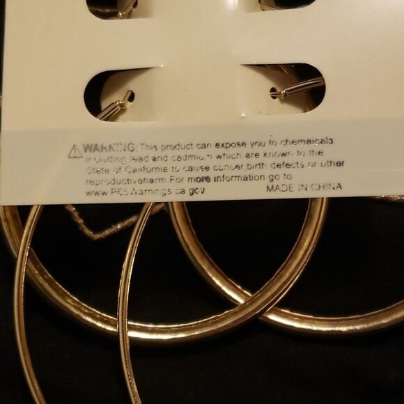 GOLD Hoop Earring Bundle - Picture 3 of 3